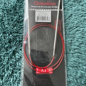 32 80 Cm Chiaogoo RED Lace Circular Knitting Needles - Etsy