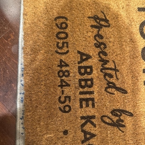 Abbie added a photo of their purchase