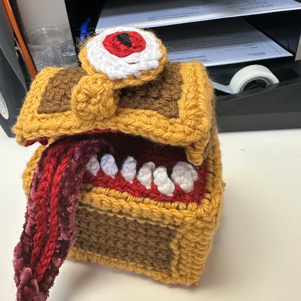 Mimic Chest Crochet Amigurumi Pattern - Etsy