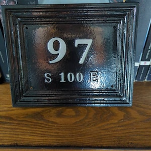 Edwardian /old Victorian Style English House Name Sign. Personalised ...