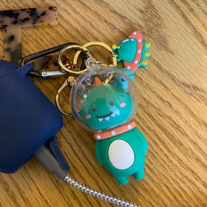 Bubble Tea Key Ring Boba Milk Keychain Bear Accessory Black | Etsy