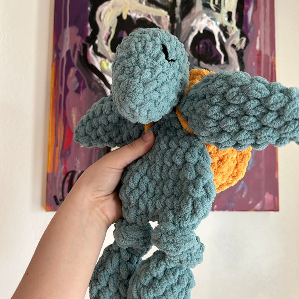 MINI Theo Turtle Knotted Lovey — Crochet Turtle PATTERN - Etsy
