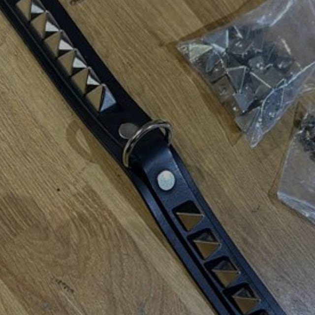 Borchie Coniche A Spillo In Ottone 10x29 Mm | 10 Pezzi Con Viti, Per Pellame, Abbigliamento Punk E Goth, DIY - 2