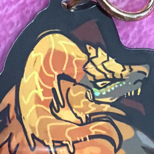 Monster Hunter Charm Keychain Monhun Lagiacrus Namielle Alatreon