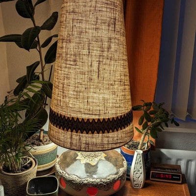 Retro Lampshade Original 70s Wallpaper Geometric Retro - Etsy UK