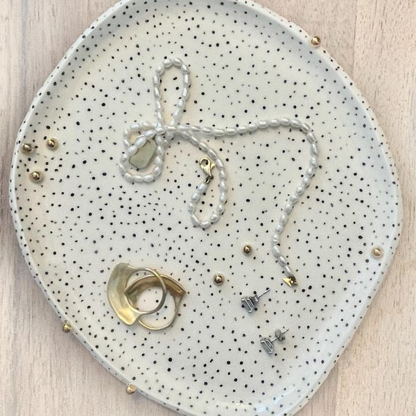 Duck Pond Ceramic Ring Dish Trinket Dish Engagement Gift Birthday