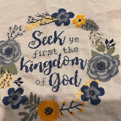 Christian Cross Stitch Pattern the Lord Bless You and Keep You Cross ...