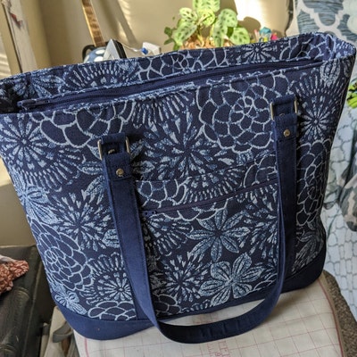 The Bluebell Tote & Handbag, PDF Sewing Pattern, Bagstock Designs - Etsy
