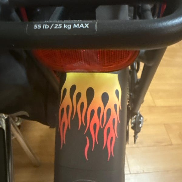 Decal Sticker Flame Red Orange Yellow Easy Rider Flamed Fire Helmet ...