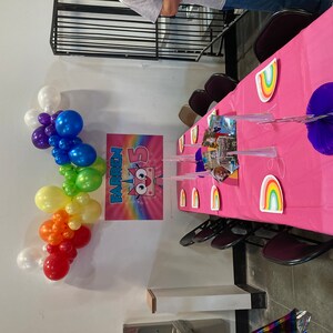 Rainbow Balloon Garland DIY Kitunicorn Party Balloonsrainbow