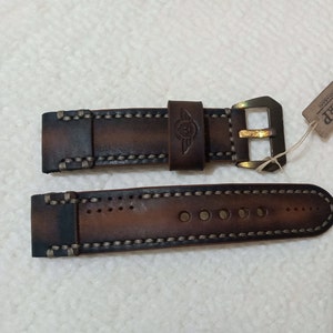 20, 22, 23, 24, 26 Mm. CINTURINO PER OROLOGIO PILOT AVIATOR