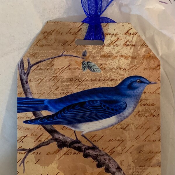 FREE SHIP Vintage set of 4 Bird Hang Tags 2 7/8 X 4 5/8. - Etsy