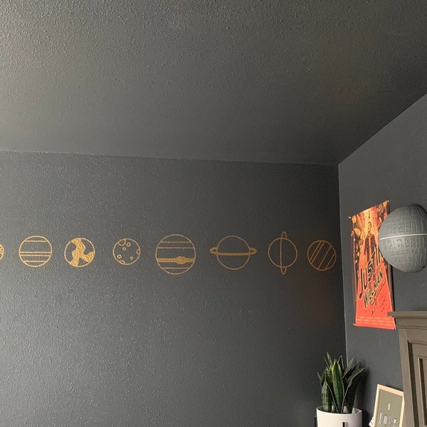 Planet Wall Decals - Outer Space Decals, Kids Room Decor, Nursery Decor ...