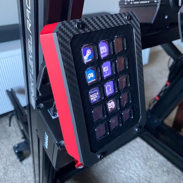 Custom Racing Sim Enclosure Stream Deck Enclosure With Adjustable Mount for Sim Racing | Flight Rig ...