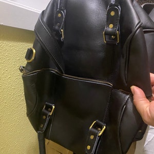 Leather Weekender Bag, Leather Duffle Bag, Large Travel Bag ...
