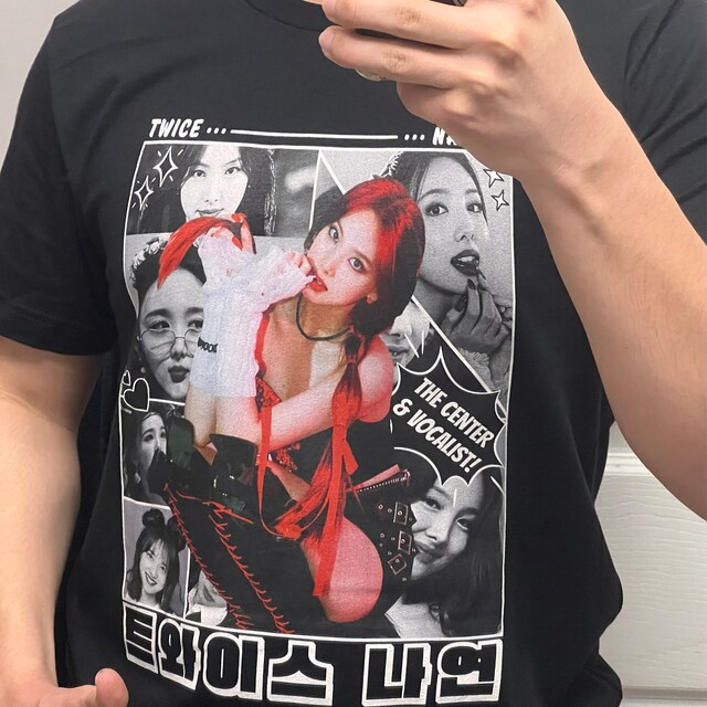 ナヨン ユニセックス シャツ、ナヨン グラフィック T シャツ、TWICE