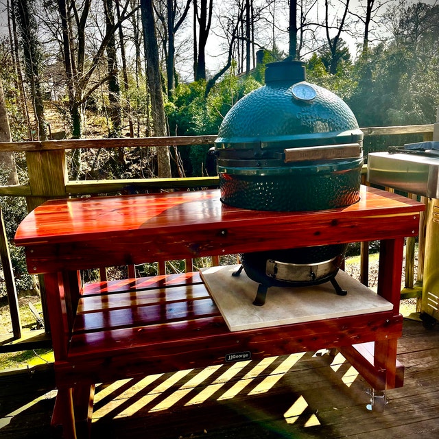 Jjgeorge Big Green Egg Table long Table for Large Big Green Egg Etsy