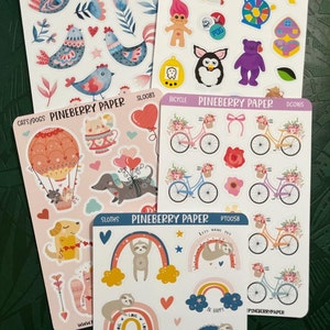 Colorway Box Stickers Functional Write Inside Colorful - Etsy