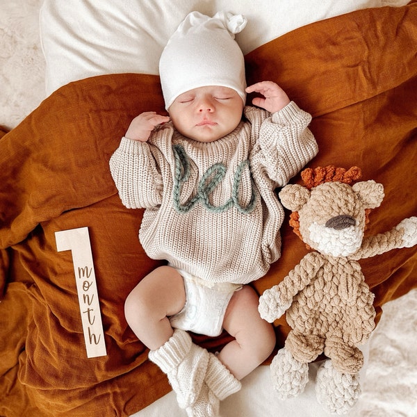 Baby Milestone Cards - Monthly Baby Photo Prop - Baby Shower Gift ...