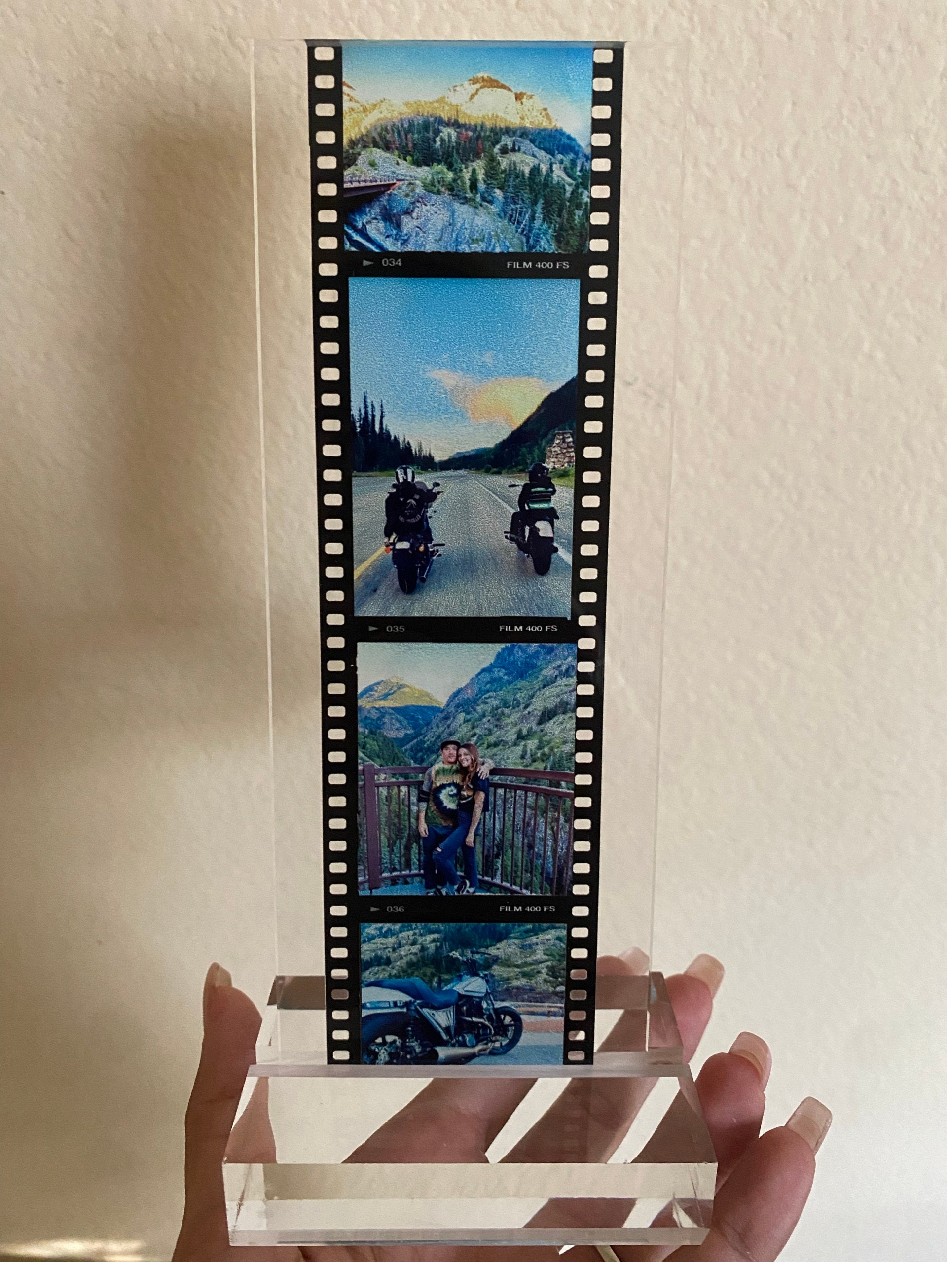 Personalized Film Photo Gift Acrylic Stand Custom Couple Photos Bestfriend Family Memory Anniversary Gifts for Her Meaningful Photo Keepsake