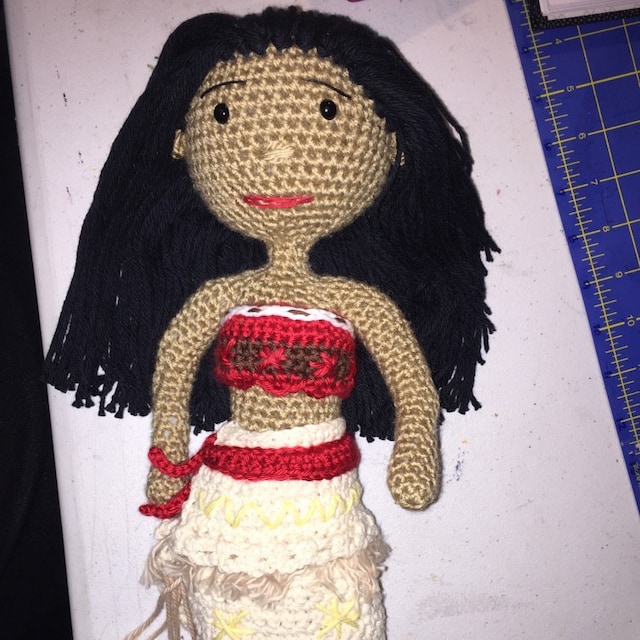 Moana doll crochet pattern - DailyDoll Shop