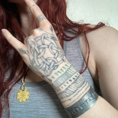 Rune Reincarnation Bangle - Etsy