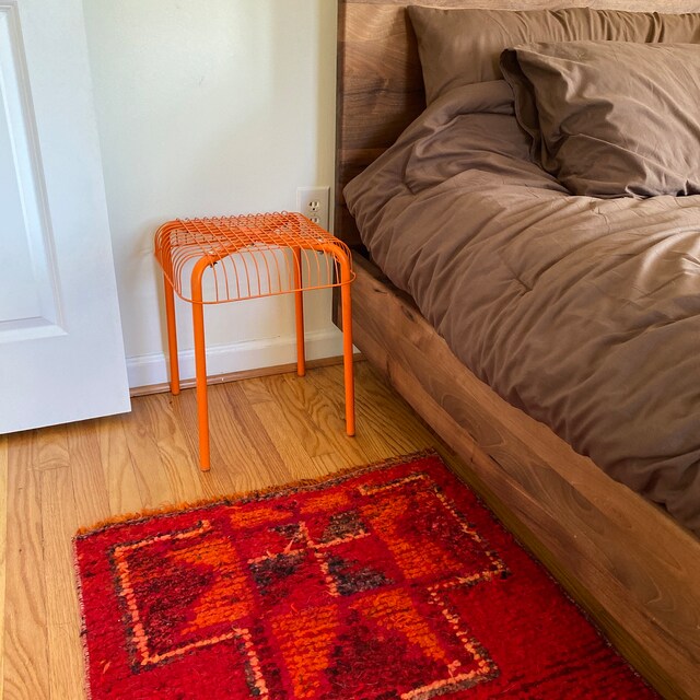 美しいオレンジ色のIKEA VASTERONスツール - 1990年代のヴィンテージ