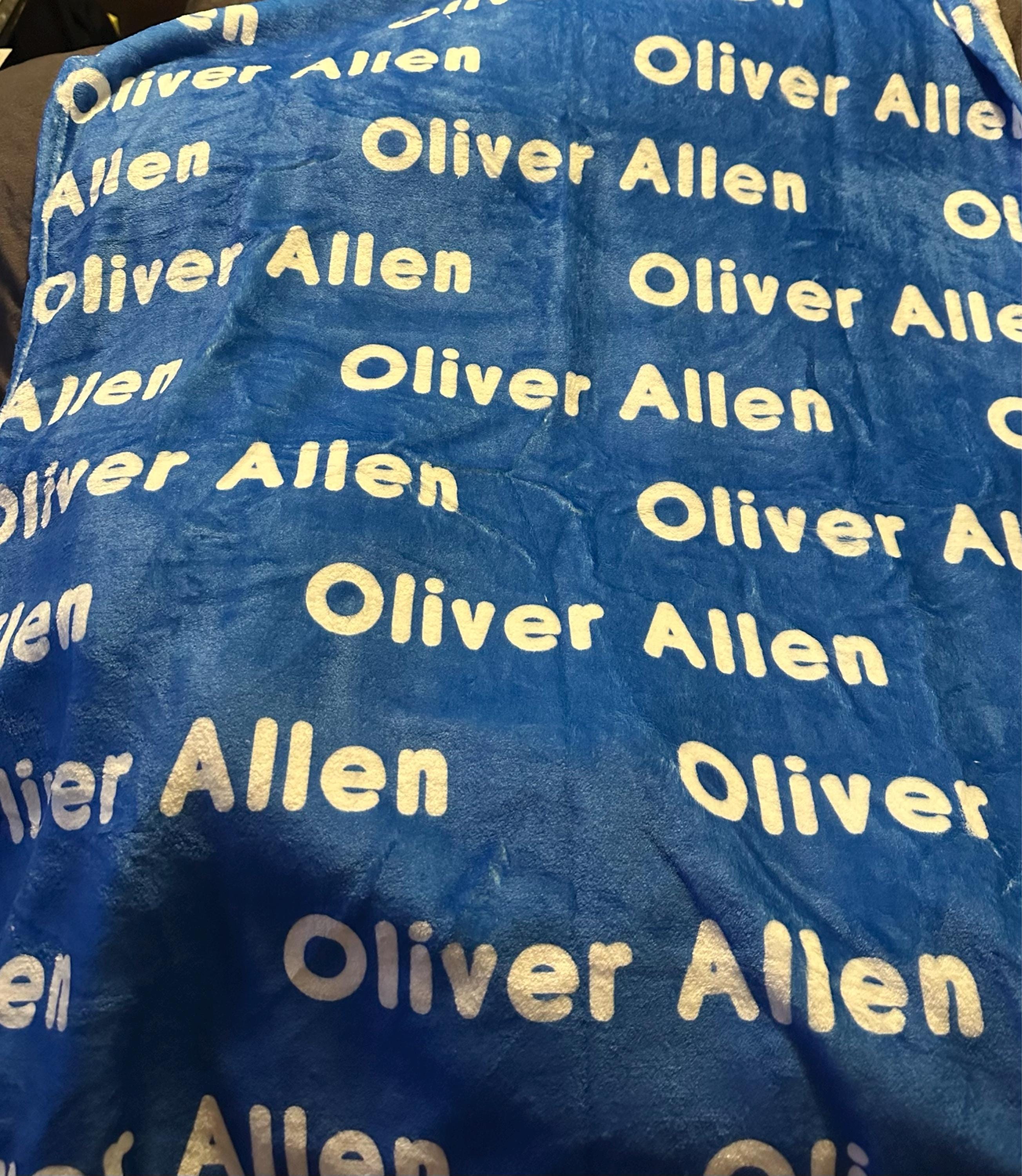 Custom Blanket with Name for Kids, Personalized Baby Blanket for Boys/Girls, Minky Throw Name Blanket, Gifts for Boys, Gifts for Girls