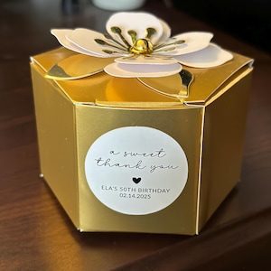 Custom script a sweet thank you sticker, Thank you wedding Favour Stickers, Invitation Seal, Foiled Stickers, Gold, Rose Gold, LUX0092