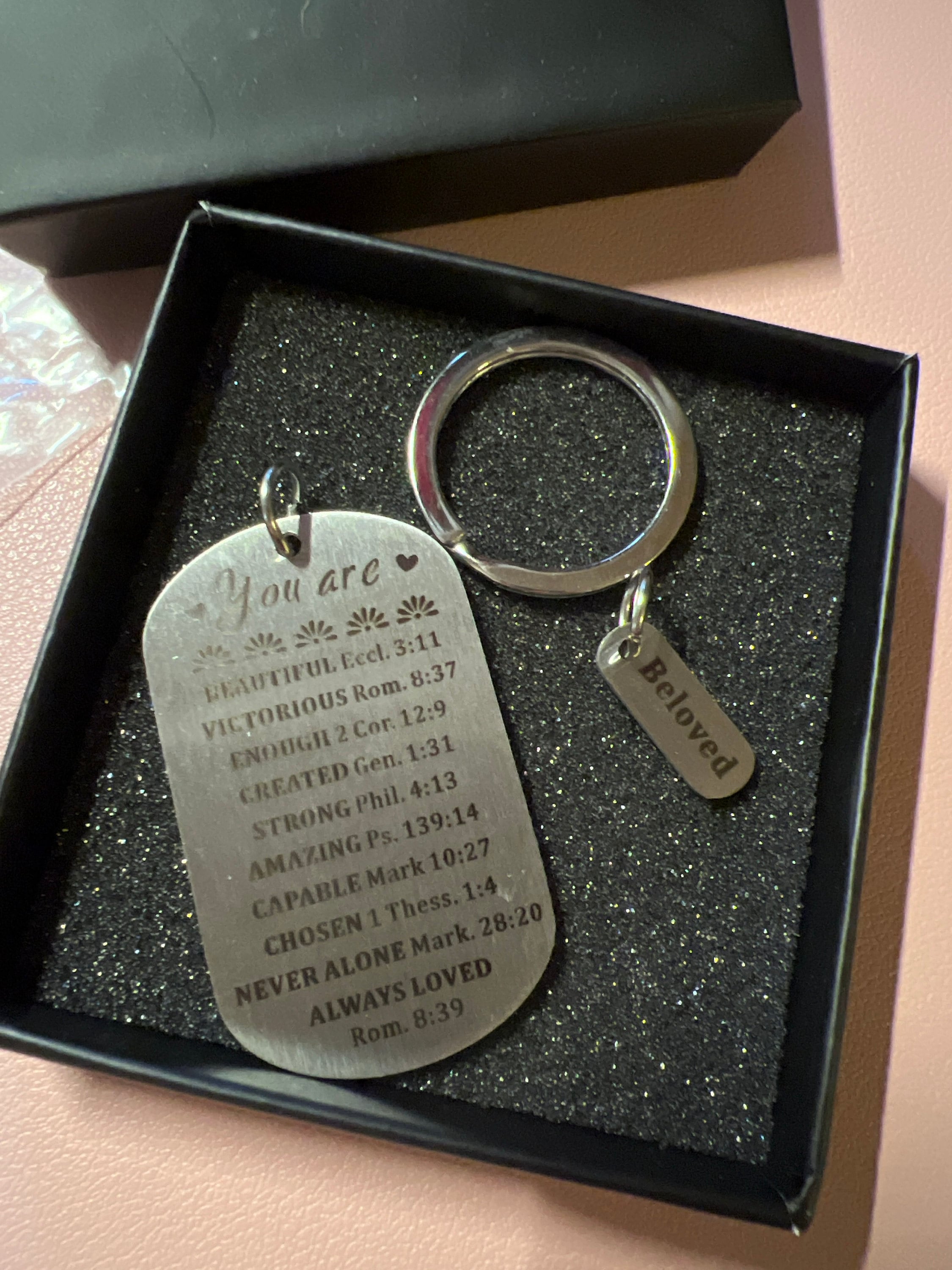 You Are Inspiration, Bible Verse Gift, Inspirational Quote Gifts, Custom Inspiration Keychain, You are beautiful Keychain, Christian Gifts