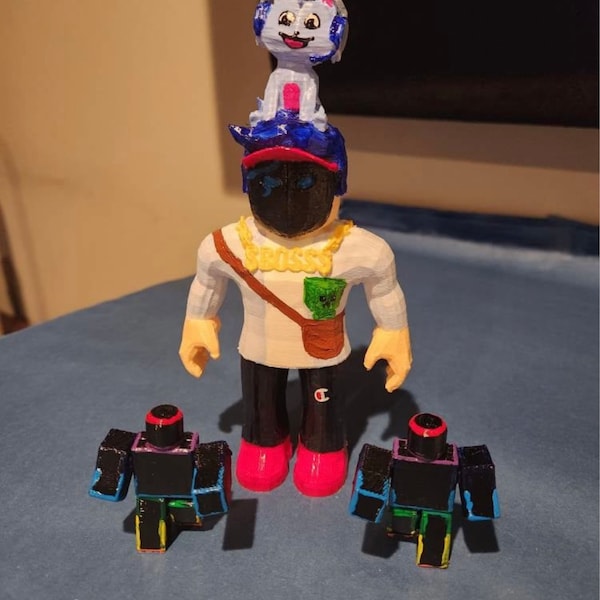 Custom Avatar Figure - Personalized 3D Printed Roblox Character - Etsy