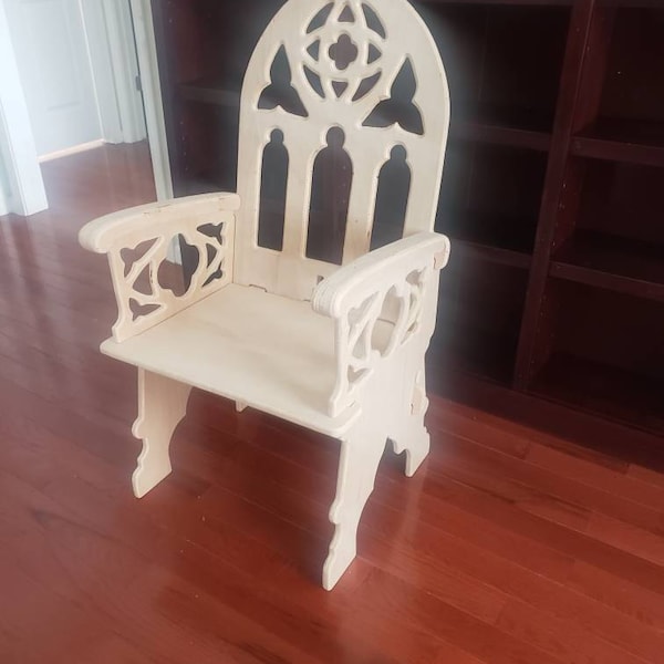 Medieval Window Back Chair - Etsy