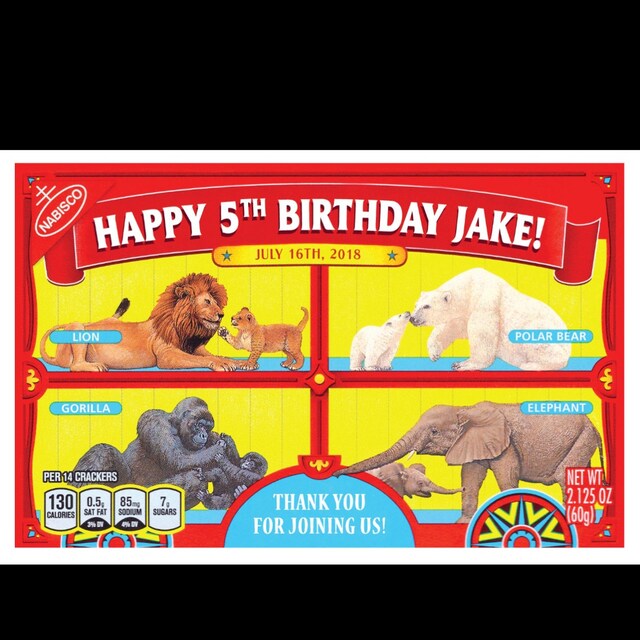 10 Custom Cracker Jack Box Label With Couple Personalized Etsy