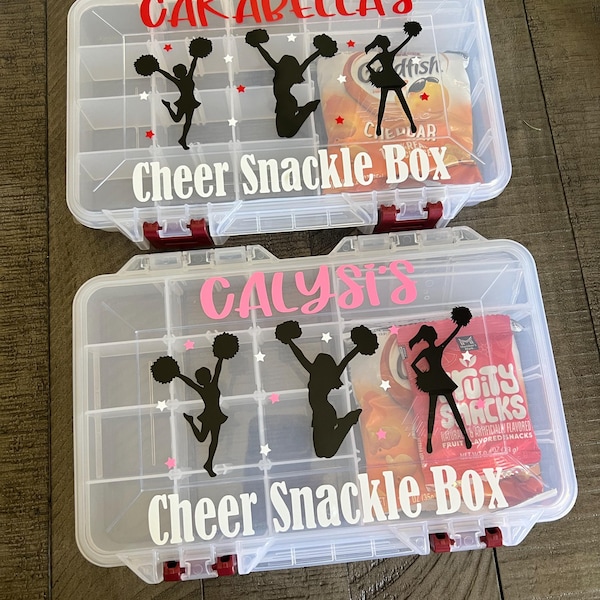 Customized Snackle Personalized Snackle Box, Cheer Leader Snackle Box, Charcuterie on the ...