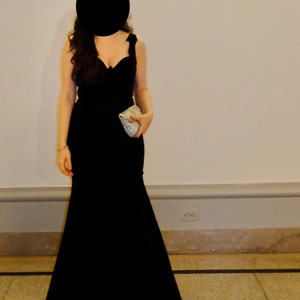 White christmas cheap black dress