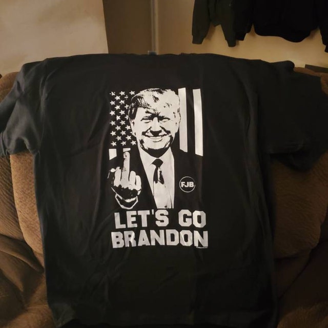 Let's Go Brandon T-shirt, Trump Flip Off Biden Tee, Donald Trump Shirt,  Nascar Chant, Political, Joe Biden, Flip the Bird, Middle Finger