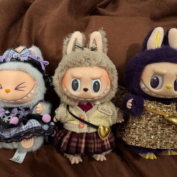 Labubu Handmade Doll Clothes | Jersey Outfit | Doll Outfit | Labubu ...