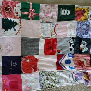 Custom Baby-toddler Clothes Blanket - Etsy