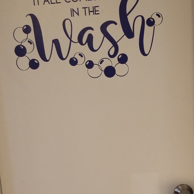 Laundry Room Sign Wall Stickers Room Decoration Re... - Grandado