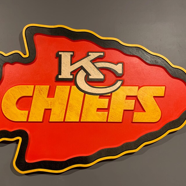 Kansas City Chiefs Unique One of a Kind 3D Custom Wood Art - Etsy