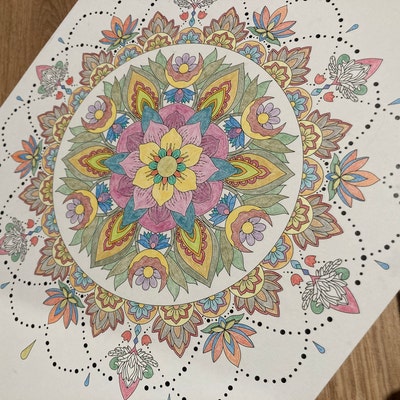 Printable Coloring Sheets 3x Complicated Mandalas - Etsy
