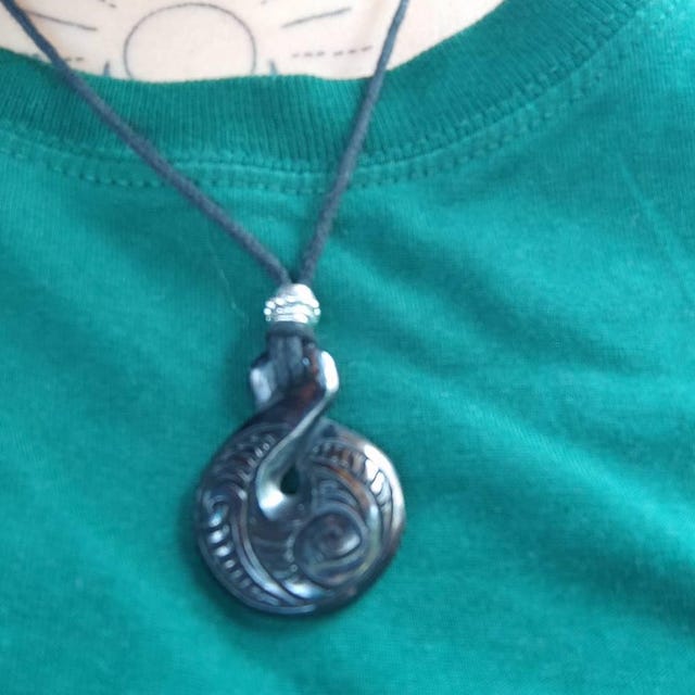 Bone Double Twist Pendant, Maori Style Pikorua, Hand Carved - Etsy