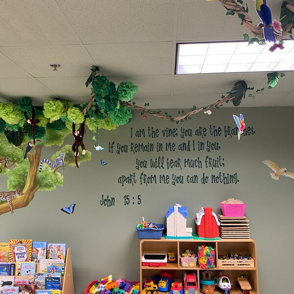 Custom Bible Verse Wall Decal: Personalized Scripture Vinyl Art - Etsy