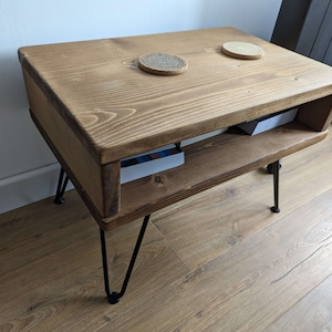Rustic Coffee Table With Lift up Top | Coffee Table With Storage ...
