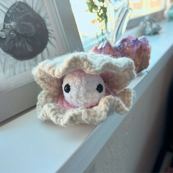 Giant Clam & Mini Clam Crochet Pattern PDF – Amigurumi Sea Creature, No ...