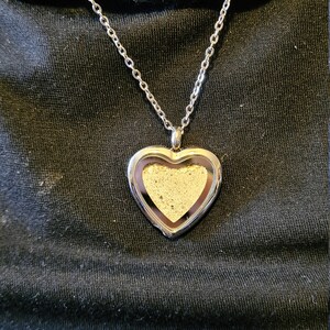 SALE Heart Cremation Locket Necklace Clear Glass Urn Locket - Etsy