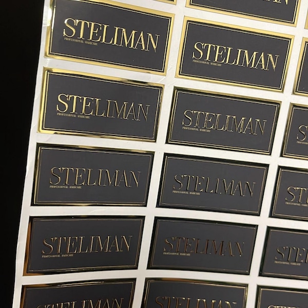 Gold Stickers, Gold Foil Printing, Gold Custom Stickers, Any Shape ...