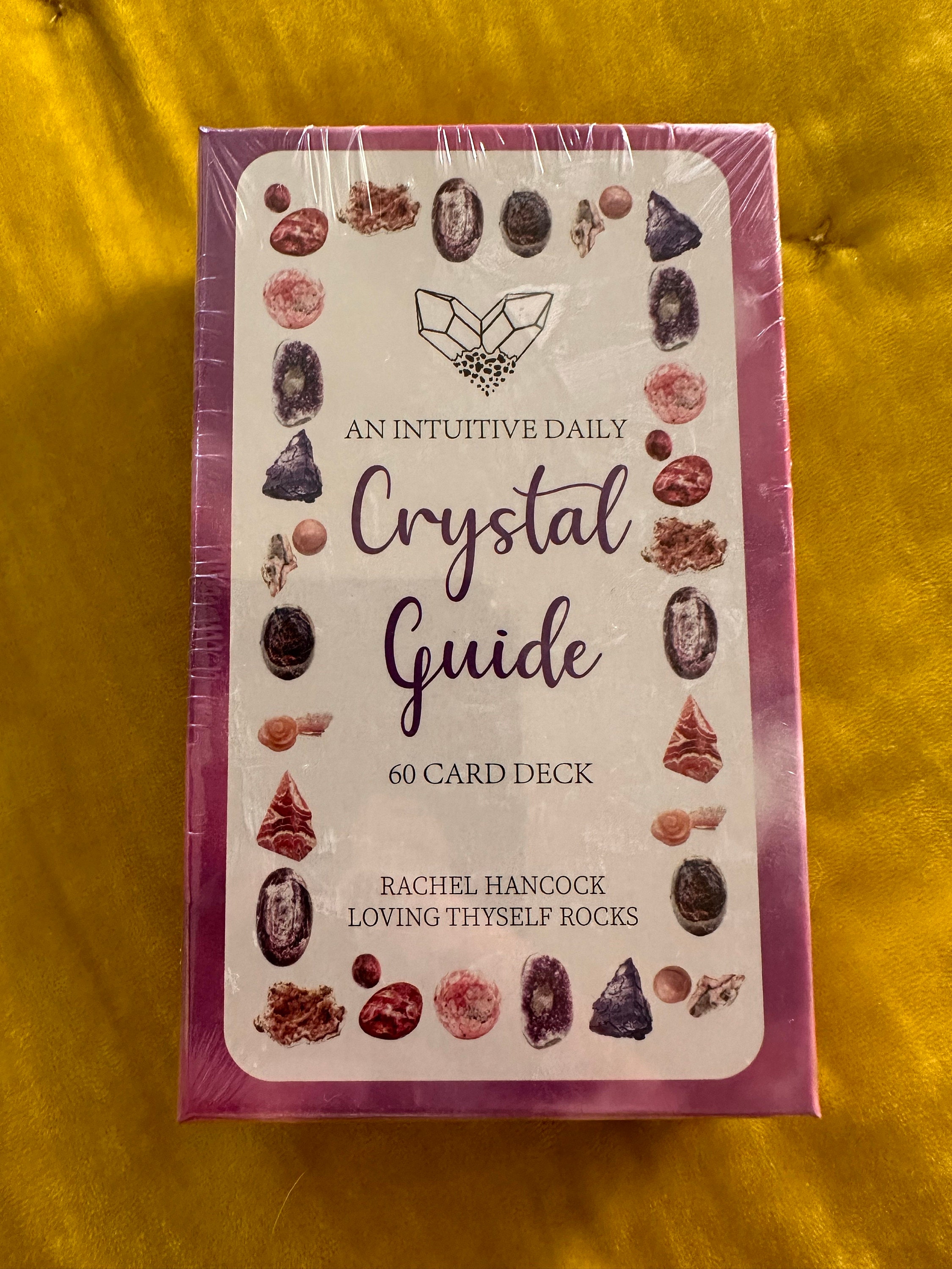 Intuitive 60 Card Crystal Deck - Made By Rachel - Healing Information Cards- Used like Tarot, Oracle or Angel Cards