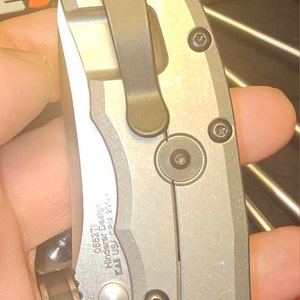 Zero Tolerance ZT0562 Pocket Clip With Skull Design - Etsy