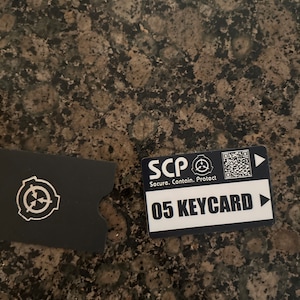 Get Secure Access To The Scp Foundation's Secret Laboratory With Id Cards!  - Temu